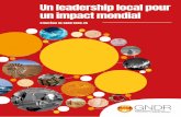 Un leadership local pour un impact mondial · 2020-05-12 · Les quatre points essentiels pour que les membres tirent le meilleur parti de leur participation à GNDR sont le financement,