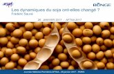 Frédéric Sauvé Bunge... · 2017-01-29 · Bilan graines US 2016/2017 : 55.8 Mio T d’export ? 36.3 mioT exportées : +6 mioT vs 2015 & +7 mioT vs moy 4 ans Journée Matières