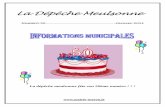 La Dépêche Meulsonne - » Mairie de Maron€¦ · informerons de l’évolution de cette réflexion par le biais de la Dépêche Meulsonne et du site internet que vous êtes nombreux