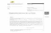 Règlement Intérieur de La Poste - Reference-Syndicale.frfapt44.reference-syndicale.fr/files/2016/10/REGLEMENT... · 2016-10-29 · Références : CORP-DRHG-2016-0174 du 27 octobre