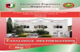 CATALOGUE DES FORMATIONS - ADISCO · 2020-05-12 · Centre de formation coopérative et leadership 31, Avenue des Etats Unis, Quartier KIGOBE BP 2695 BUJUMBURA Telephone (00 257)