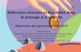 Réformes récentes et flexibilité dans le passage à la retraite › IMG › pdf › Panorama...Panorama des pensions, OCDE 2017 •Prise en compte des mesures légiférées jusqu’en