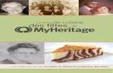Le livre de cuisine des fêtes de - MyHeritage Blog€¦ · 6 Patates douces de Thanksgiving Envoyée par Irene Jeppsen, USA Ceci est la recette des patates douces servies par ma