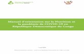 la pandémie de COVID-19 en République Démocratique du Congo · 2020-04-04 · Manuel d’orientation nutrition – covid-19 en République Démocratique du Congo, Avril 2020 •