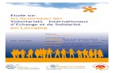 Etude sur les dynamiques des Volontariats Internationaux et de Solidarité … · 2019-02-19 · Aout 2011 1 Etude sur les dynamiques des Volontariats Internationaux d’Echange et