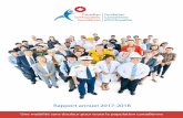 Rapport annuel 2017-2018 - Canadian Orthopaedic Foundation€¦ · 2 – Rapport annuel 2017-2018 Avoir une incidence : Le Dr Pascal-André Vendittoli Le Dr Pascal-André Vendittoli