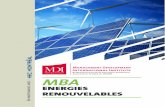 MBA ENERGIES RENOUVELABLES - MDI · PDF file 2019-01-15 · Energies renouvelables : écosystème et politiques publiques Ateliers d’approfondissement : Efficacité énergétique
