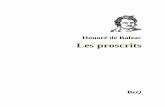 Honoré de Balzac Les proscritsbeq.ebooksgratuits.com/balzac/Balzac_84_Les_proscrits.pdfLes Proscrits furent publiés d’abord dans la Revue de Paris de mai 1831 ; ils étaient divisés