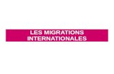 LES MIGRATIONS INTERNATIONALES©tude.pdf"Les migrations peuvent provoquer des tensions sociales et des réactions politiques hostiles dans les pays hôtes mais l'expérience passée