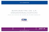 BAROMETRE DE LA DEMATERIALISATION · Dans les mairies de moins de 10.000 habitants JVS-MAIRISTEM . Page 1 sur 32 Baromètre de la dématérialisation 2014 – JVS-Mairistem PERIMETRE