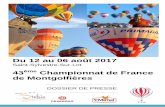 ème Championnat de France de Montgolfières...Un évènement unique, une première pour la région ! La Fédération Française d’Aérostation en collaboration avec Le Château