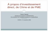 À propos d’investissement direct, de Chine et de PMEpairault.fr/ehess/doc/idemusset.pdf · Flux d’IDE en Chine (1978-2007) _____ Destinations (2007) Pays dév. : 68% États-Unis: