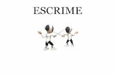 ESCRIME - Groupe départemental EPSeps.dsden80.ac-amiens.fr/IMG/pdf/fiches_situations_escrime.pdf · Présentation des armes : sabre et fleuret Fleuret : plus léger, arme d’étude