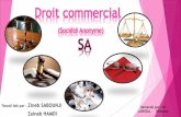 Droit commercial SA (Société Anonyme)redouan.larhzal.com/wp-content/uploads/2015/06/Droit...Maroc par le dahir du 11 Août 1922. abrogé par la loi n 1795 relative aux Sociétés