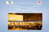 4ème Forum Chine-Europe · 2015-03-10 · 1) Consien e ommune de l’urgen e de lutter ontre le hangement limatique pour protéger la Planète et l’Humanité. «L’éologie est