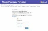 Microsoft Teams pour l’Education...Guide de démarrage rapide Ajouter des applications Parcourez ou recherchez des applications que vous pouvez ajouter à Microsoft Teams. Naviguer