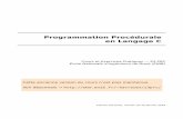 Programmation Procédurale en Langage Charrouet/s3prc/old_S3PRC.pdf · langage C dans le cadre de la matière S3-PRC de l'École Nationale d'Ingénieurs de Brest (ENIB). Cet enseignement