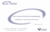 LES ASSOCIATIONS EN NORMANDIE · Les associations en Normandie en 2016 17 La plupart des associations (plus de 85% en moyenne nationale) fonctionnent et se développent avec la seule