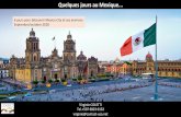 Quelques jours au Mexique - Contact USA. Newscontactusanews.com/Newsletter/2018/20180901/OffreMexique.pdf · Quelques jours au Mexique... Jour 2 Après le pe^t déjeuner, visite de