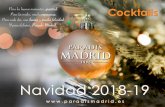 Cocktail PARADIS MADRID 2018-19 Navidad€¦ · Navidad 2018-19 Paradis Madrid Calle Marqués de Cubas, 14 28014 Madrid Tel. +34 91 429 73 03 paradis_madrid@paradis.es Cocktails Condiciones