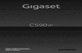 Gigaset C590 IP – votre partenaire idéal · Présentation du combiné Gigaset C590 IP / FRK / A31008-M2215-N101-1-7719 / overview.fm / 18.03.11 Version 4, 16.09.2005 Présentation