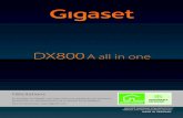 Félicitations - Gigaset · 3 Présentation de la base Gigaset DX800A all in one / FRK / A31008-N3100-N101-2-7719 / overview.fm Version 4, 16.09.2005 Présentation de la base