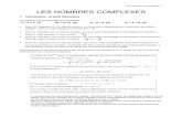 Les nombres complexes 2012 - WordPress.com · 2019-02-28 · Les nombres complexes / 2 Petite histoire des équations du 3° degré En 1 494, le moine franciscain Paccioli a imprimé