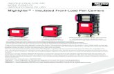 MightyliteTM - Insulated Front-Load Pan Carriers · MISE EN GARDE : Pour de meilleurs résultats, assurez-vous que la température des aliments chauds se situe entre 74 °C (165 °F)