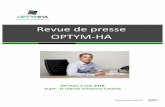 Revue de presse 2018 - Optym-Ha · Revue de presse OPTYM-HA . ISÈRE | FRANCE / MONDE ... Fabien Sikirdji (Optym-Ha) avec l'extracteur d'air installé à Le Thillay en Ile-de-France.