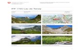 IFP 1702 Lac de Tanay - data.geo.admin.ch · 2017-03-29 · Tanay et marquent ce paysage alpestre d’exception. Mosaïque de pâturages, forêts, pentes broussail-leuses, parois