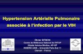 Hypertension Artérielle Pulmonaire associée à l’infection par le VIH Diaporamas/100225aslpsitbon.pdf · 2010-02-25 · Décrite avec les deux sérotypes du VIH (VIH1-VIH2) Sex-ratio