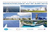 Panorama de l’électricité renouvelable au 30 juin 2016 · PDF file Pour accompagner le déploiement des énergies renouvelables, RTE, le SER, Enedis et l’ADEeF poursuivent leur