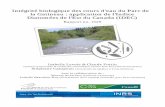 Intégrité biologique des cours d’eau du Parc de la ...espace.inrs.ca/1029/1/R001329.pdf · faibles coûts) les secteurs problématiques et permet d’évaluer la récupération