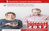 Association française des hémophiles · 2018-07-27 · Aider la vie et porter la voix des personnes vivant avec une maladie hémorragique rare Association française des hémophiles