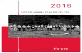 RAPPORT ANNUEL 2016 DES FFU-PEE · Le journal de membres forum repose également sur du travail bénévole. Cette année 2016, les rédactrices ont à nouveau fait paraître quatre