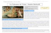 La Naissance de Vénus Sandro Botticelliweb64.ac-bordeaux.fr/.../fevrier_2014_venus_botticelli.pdfLa Naissance de Vénus -Sandro Botticelli L’œuvre du mois - Février 2014 jphilippe