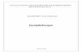 Guadeloupe - fao. Guadeloupe, IGN, ONF. Diagnostic des forأھts de la Guadeloupe Surface des forأھts
