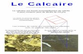 Le Calcaire - Association Géologique d'Alès et de sa …Le calcaire est formé essentiellement de calcite. Il peut contenir plus de 99,9% de CO 3Ca On peut parfois les voir au microsco-pe,