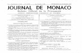 JOURNAL DE MONACO · 2016-09-09 · Vendredi 10 Octobre 1975 JOURNAL DE MONACO 81.7 Ordonnance Souveraine n° 5.656 du 18 septembre 1975 portant nomination d'une secrétaire sténodactylo-graphe
