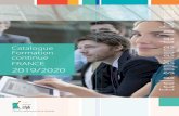 Catalogue Formation continue FRANCE 2019/2020 · Afi n de permettre le meilleur accompagnement aux apprenants en situation de handicap, incluant d’éventuels aménagements particuliers
