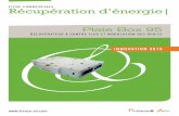 Fiche commerciale Récupération d’énergie| · Récupérateur d’énergie à contre flux | Fiche commerciale - Création France Air 2010 – Tous droits de reproduction réservés.