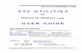 Doc-To-Help Standard Template Util.pdf · Service Technologies Corp. S T C U T I L I T I E S for Platinum for Windows by best™ U S E R G U I D E STC Utilities For Platinum A/R Œ