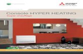 PoMPe à chaLeUr air / air console hyPer heating · 2 PomPe à chaleur air / air Emissions de CO 2 annuelles (kgCO 2/m2) Performance énergétique 40 Jusqu’à 80% de gaz à effet