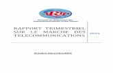 RAPPORT TRIMESTRIEL SUR LE MARCHE DES … · Rapport trimestriel sur le marché des télécommunications au 31 décembre 2015 Page 2 RESUME EXECUTIF Ce rapport présente la situation