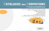 CATALOGUE des FORMATIONS - 2AF2aform.fr/wp-content/uploads/2020/01/Catalogue-Associations.pdf · Spécialiste de l’assurance en entreprise, il réalise audits et prévention ainsi