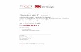 Dossier de Presse - Université de Limoges · Dossier de Presse Université de Limoges / ENSCI : vers la création d’une école d’ingénieurs unique plus attractive et plus visible