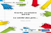 Carte scolaire 2018 - SNUipp.fr...Carte scolaire 2018 : la vérité des prix 3 680 postes sont créés à la rentrée scolaire 2018 pour une baisse prévue de 32 657 élèves. En plus