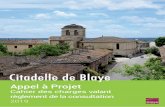Citadelle de Blaye · Appel à projet Cahier des charges 9 Ville de Blaye - 2019 Données économiques Blaye s’affirme comme un pôle économique dynamique avec 562 établissements