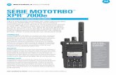 SÉRIE MOTOTRBO XPR 7000e - CTMstandards DMR qui permettent des communications voix et données ... • Acc éléromètre intégré pour la fonction pour travailleur en détresse facultative