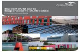 Rapport 2012 sur la Responsabilité d’Entreprise · Rapport 2012 sur la Responsabilité d’Entreprise 7 * En raison d’une faible demande d’acier qui persiste dans le secteur
